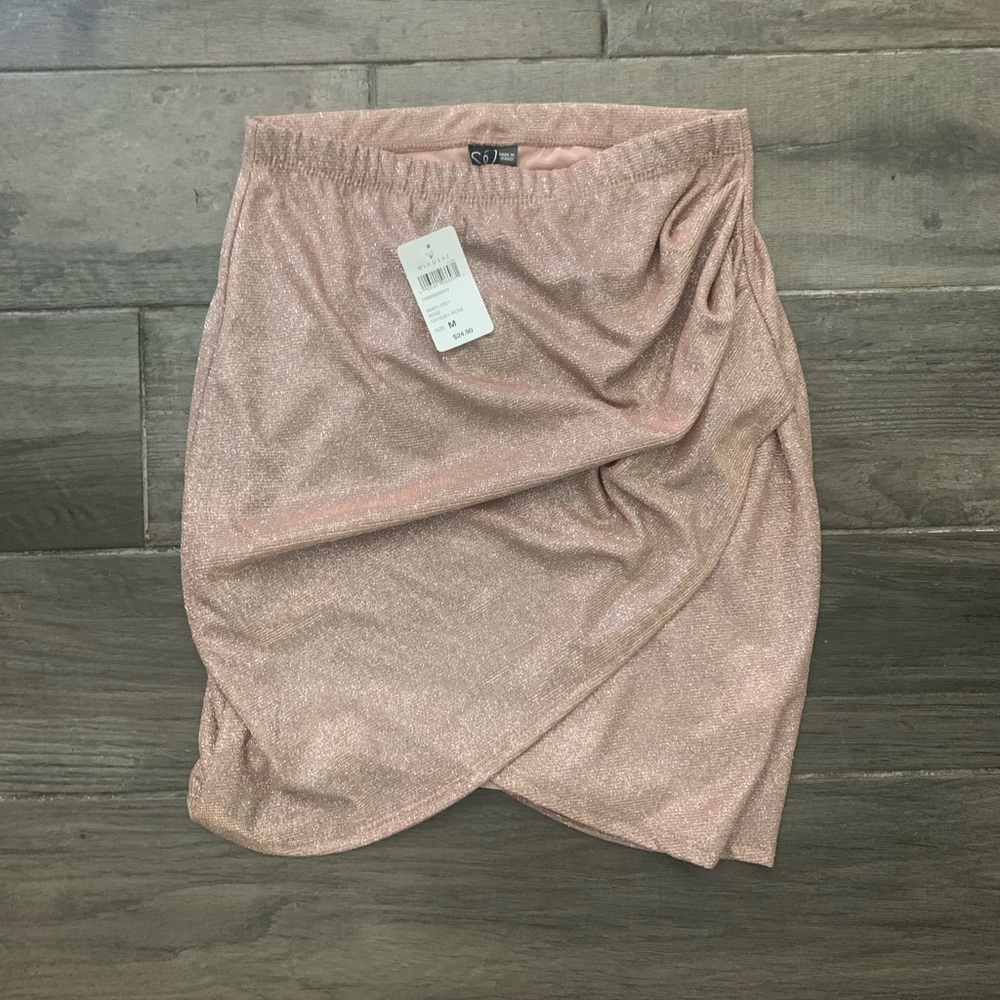 Windsor Rose Gold Glitter Skirt